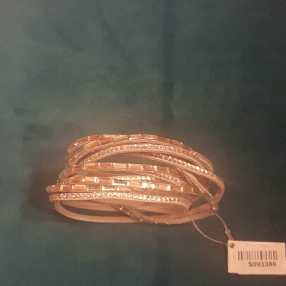 Glitzy Silver Bracelet