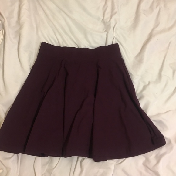 A beautiful royal purple skater skirt