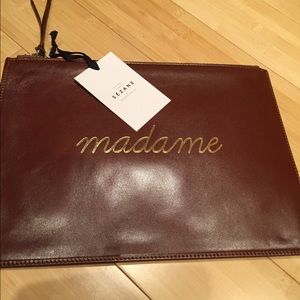 NWT Madewell Sezane "Madame" clutch $95