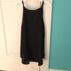 Black halter top