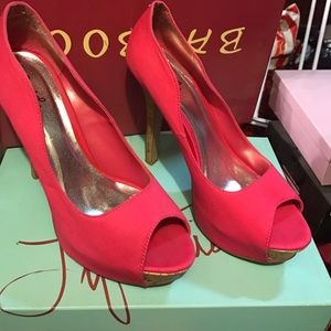 Hot Pink Heels.
