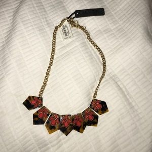 JCrew tortoise necklace