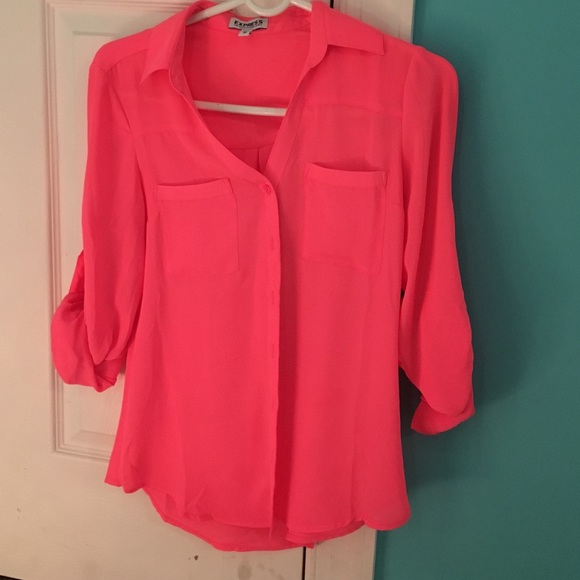 Bright pink top