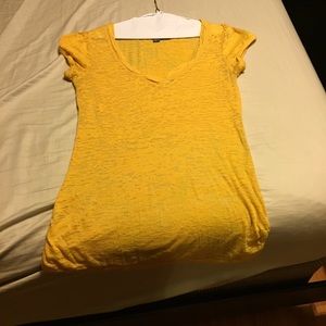 Yellow over lay shirt size L and blue shirt size M