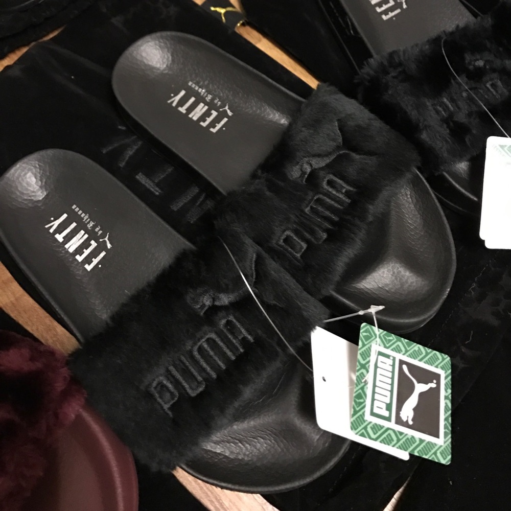 Rihanna x Puma Leadcat Fenty Fur Slide