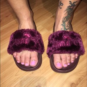 Rihanna x Puma Leadcat Fenty Fur Slide