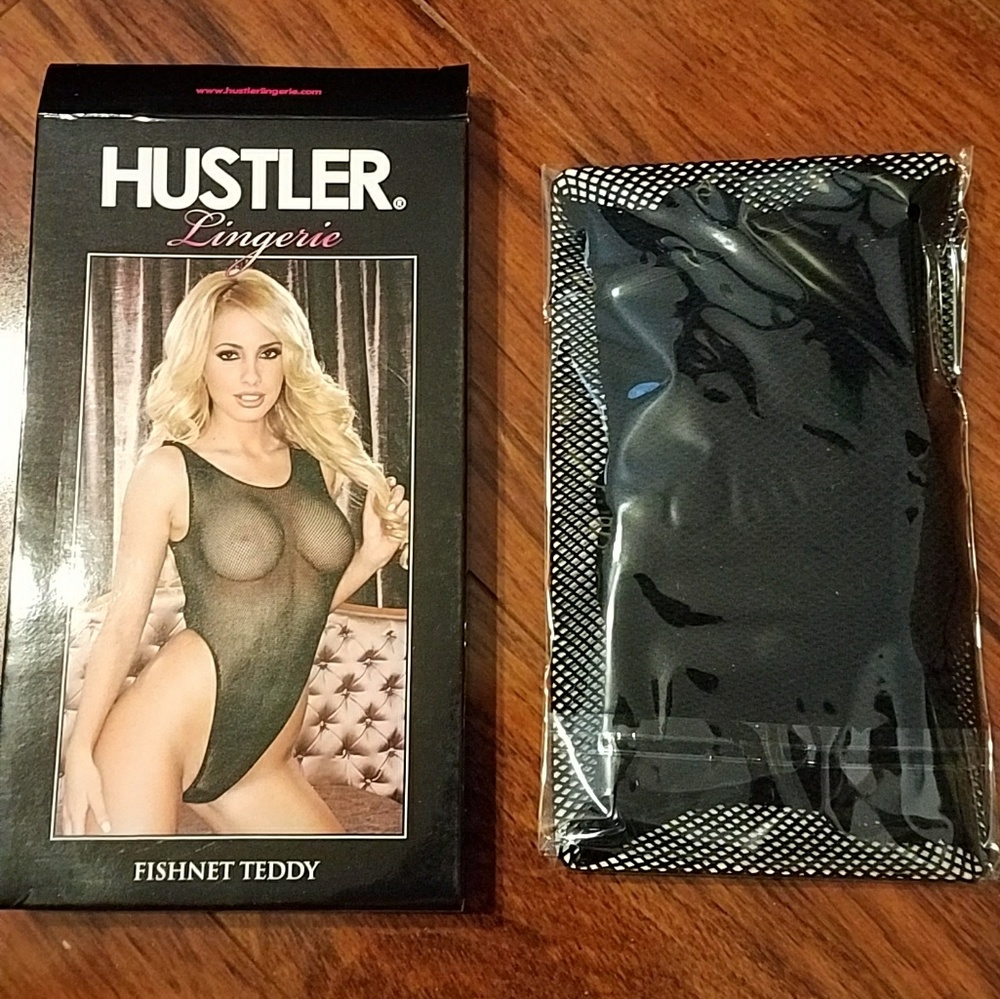 Hustler Lingeries Fishnet Teddy. - Picture 4 of 4