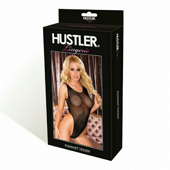Hustler Lingeries Fishnet Teddy. - Picture 3 of 4