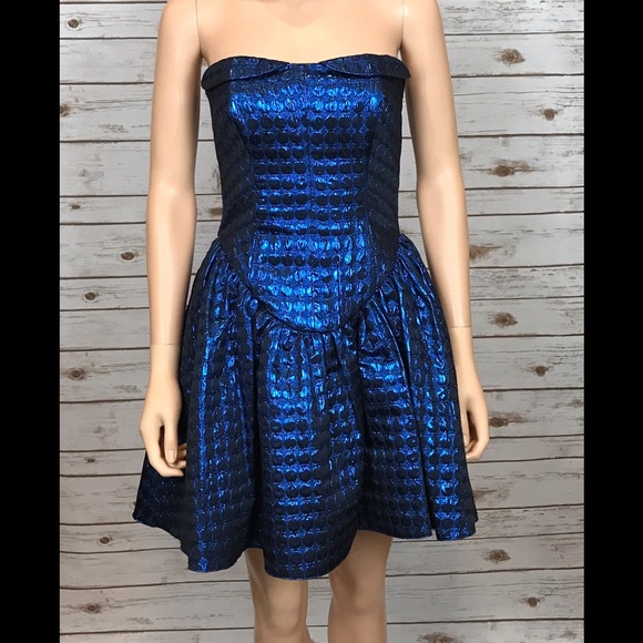 RARE Blue Betsey Johnson Dress Sz.4