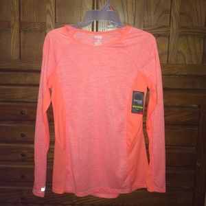 NWT Bright orange Danskin activewear shirt
