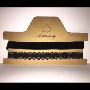 ✨HOST PICK✨ Black Choker Set