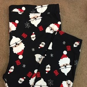 Santa leggings size 1X