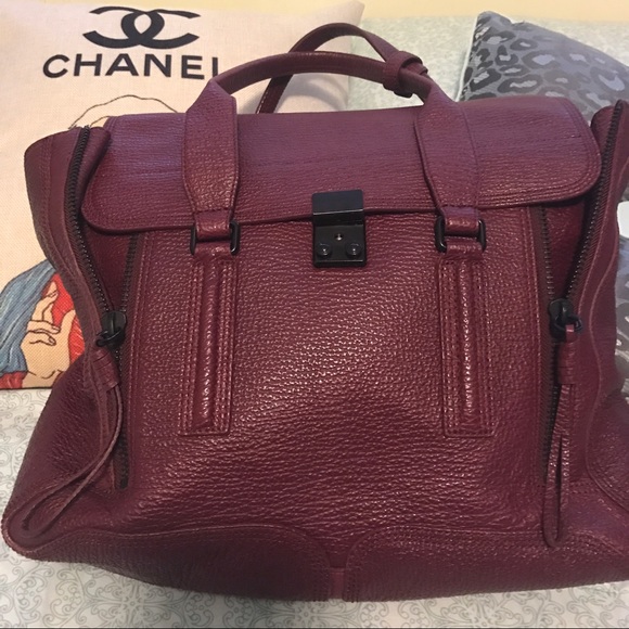 3.1 Phillip Lim. Burgundy.