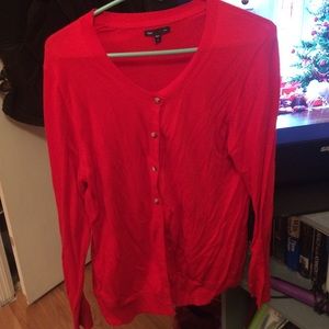 Red Cardigan by GAP
