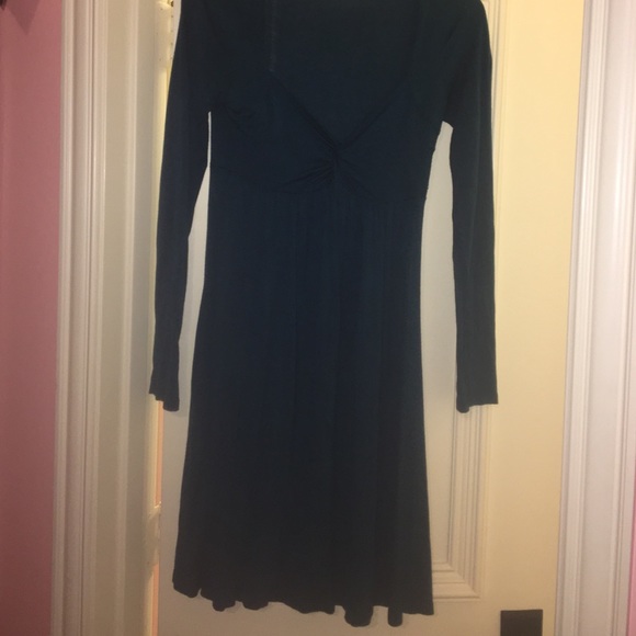 Deep Turquoise Long Sleeved Dress - Picture 1 of 3