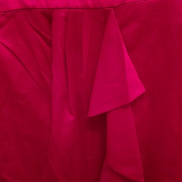 NWT Banana Republic V-neck hot pink satiny dress - Picture 5 of 7