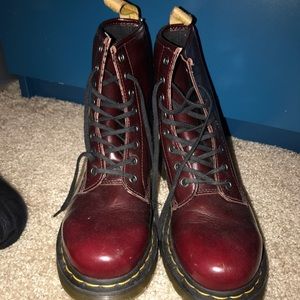 Cherry red Doc Martens