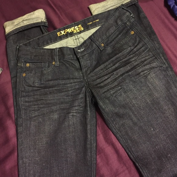 Express straight leg jeans