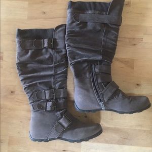 ANNA gray Knee high boots size 7