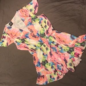 SIZE 8 | FLORAL ROMPER | SHOWPO