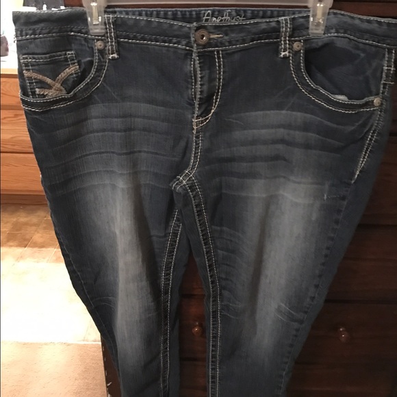 Straight leg jeans