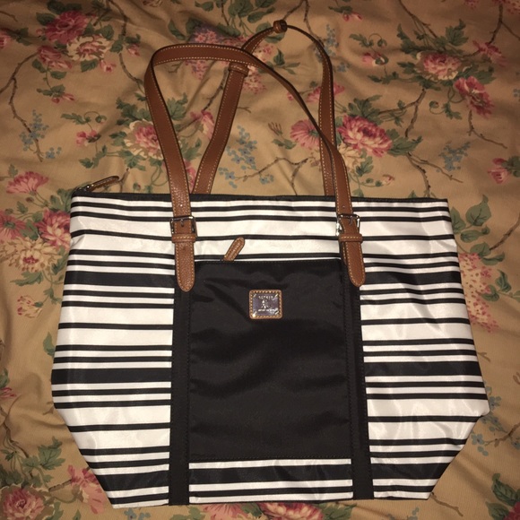Ralph Lauren stripped purse