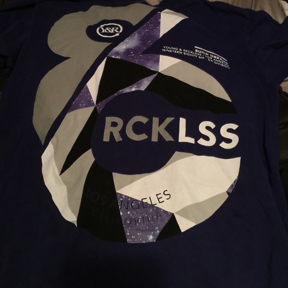 Young and Reckless T-Shirt. Size large, brand new.