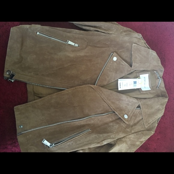 BCBG suede jacket