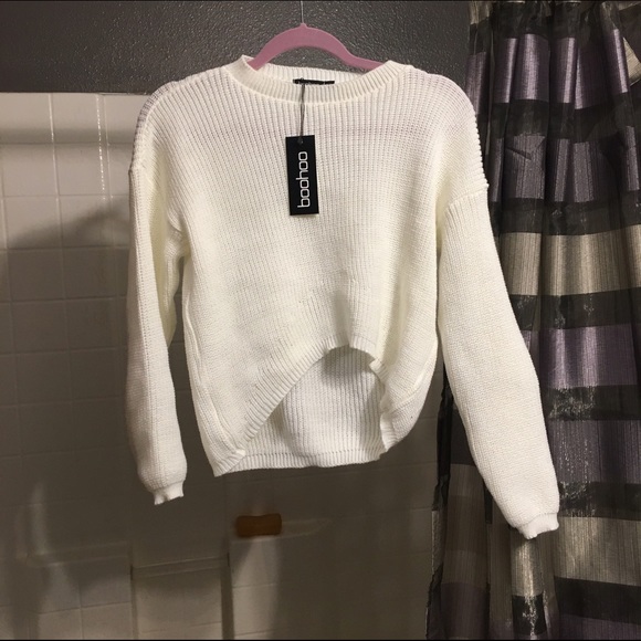 Knit sweater boohoo
