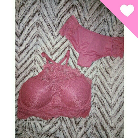 PINK Victoria's Secret Other - VS Pink Begonia Bralette Set - M (D to DD)