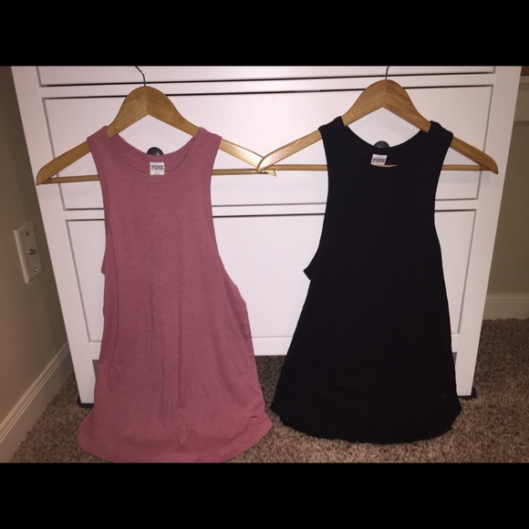 2 VS Pink tank tops