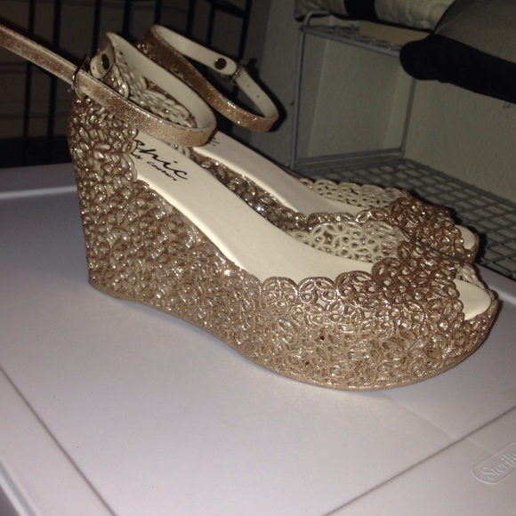 Chic by Lady Couture Glittery Wedge Shoes