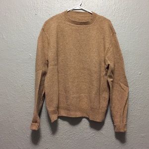 Tan wool sweater