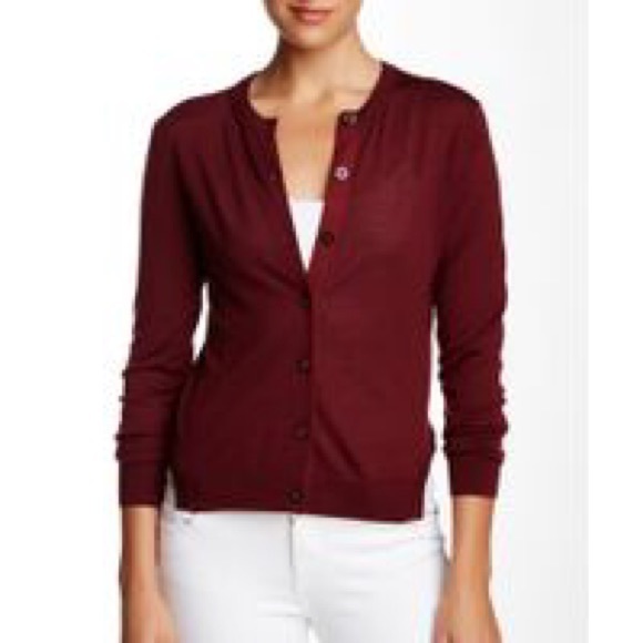 NWT Marc by Marc Jacobs burgundy cardigan XS - Picture 4 of 4
