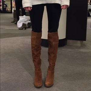 Steve Madden over the knee suede boot.