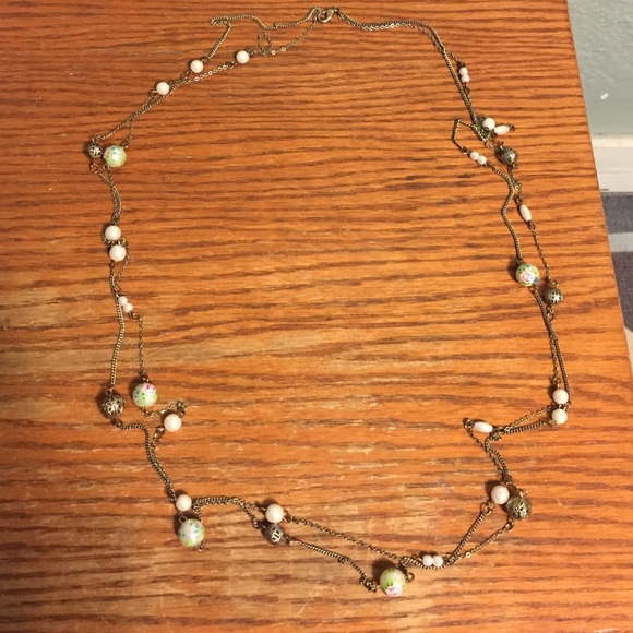 Two-stranded necklace