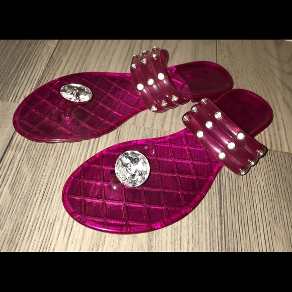 Jellies Bling Toe Flip Flops