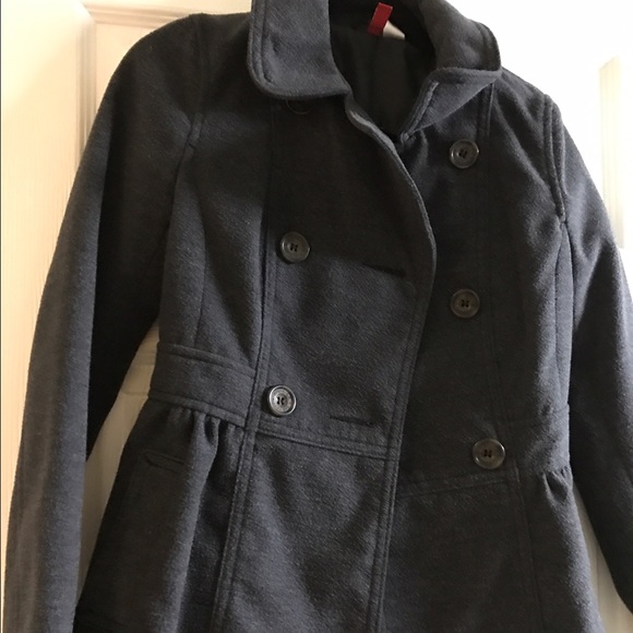 H&m coat charcoal size 4