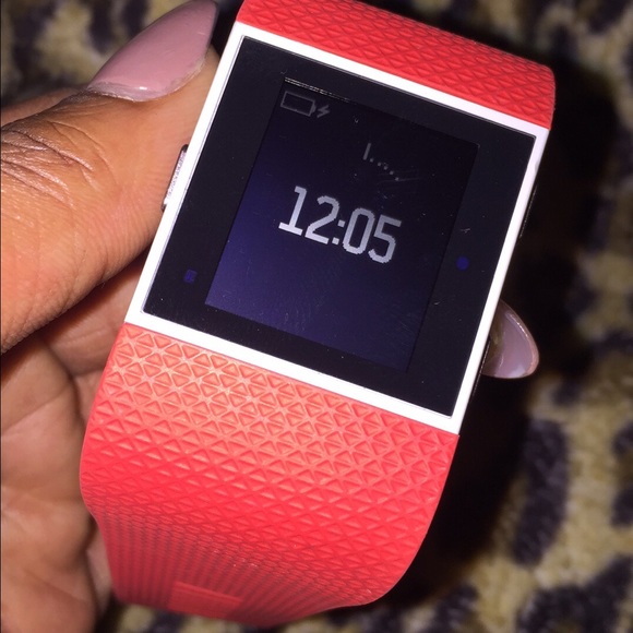 Fitbit surge tangerine size L
