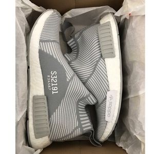 Adidas NMD CS1 City Sock PK Primeknit White Grey
