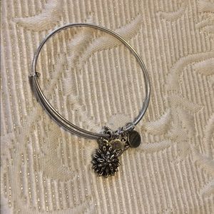 Alex and Ani Flower Silver Bracelet