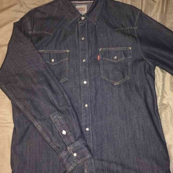 Levi's jean shirt
