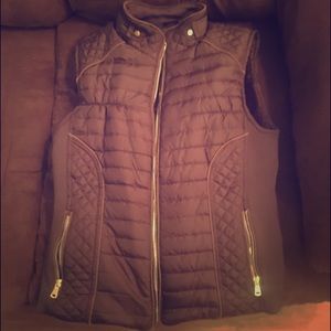 YMI Small Brown Puffer Vest