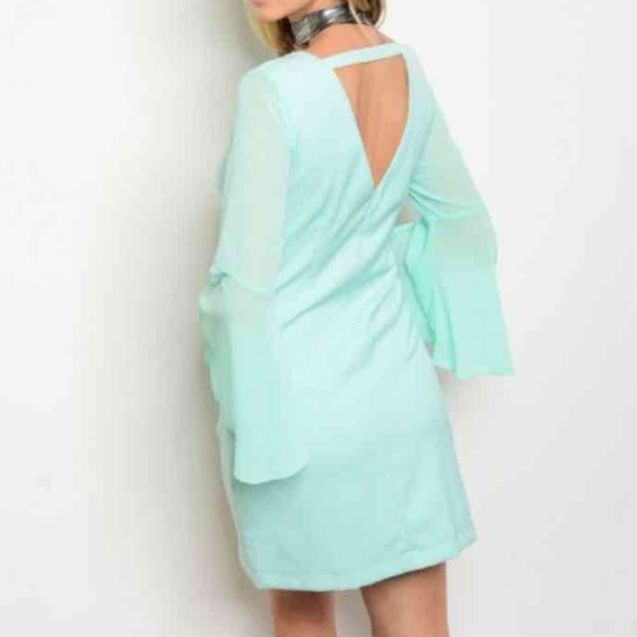 CLEARANCE Mint Embellished Dress - Picture 2 of 3