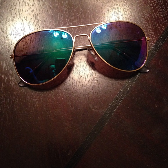 EUC Mossimo mirrored aviator sunglasses