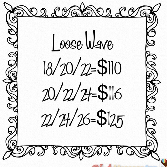 Loose Wave Virgin hair