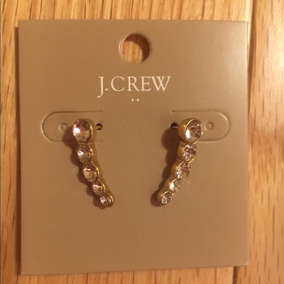 🎀NEW🎀J.Crew Crystal Earrings - Picture 2 of 4