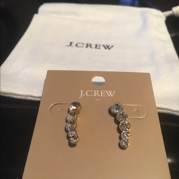 🎀NEW🎀J.Crew Crystal Earrings - Picture 4 of 4