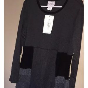 Studio Ease dress -shades of gray size XL new!