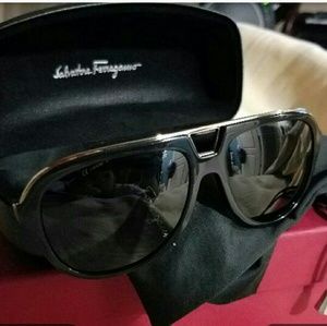 Salvatore Ferragamo aviators NEW